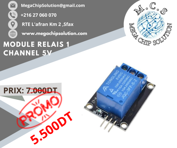 Module Relais 1 channel 5V